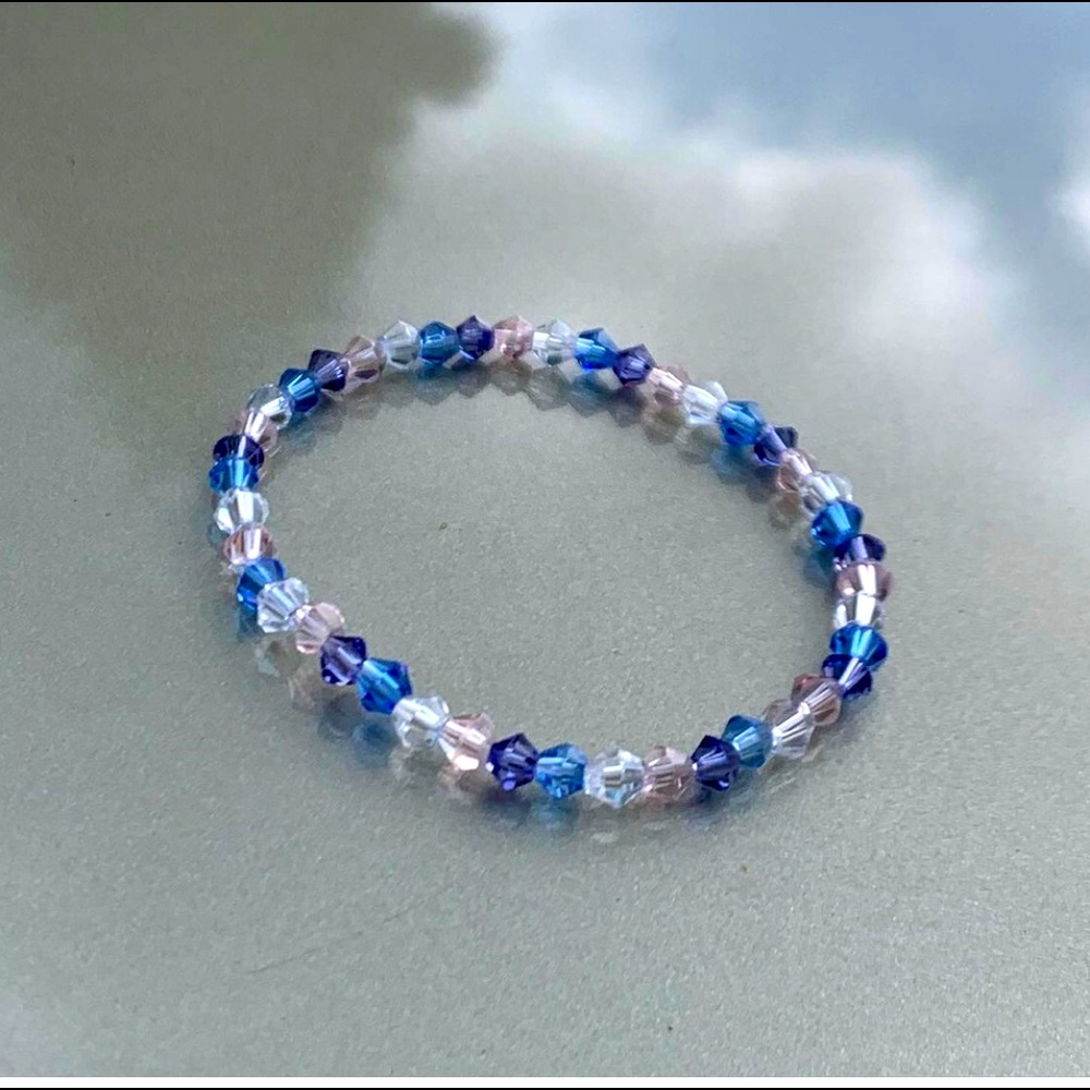 Swarovski Handmade stretch bracelet